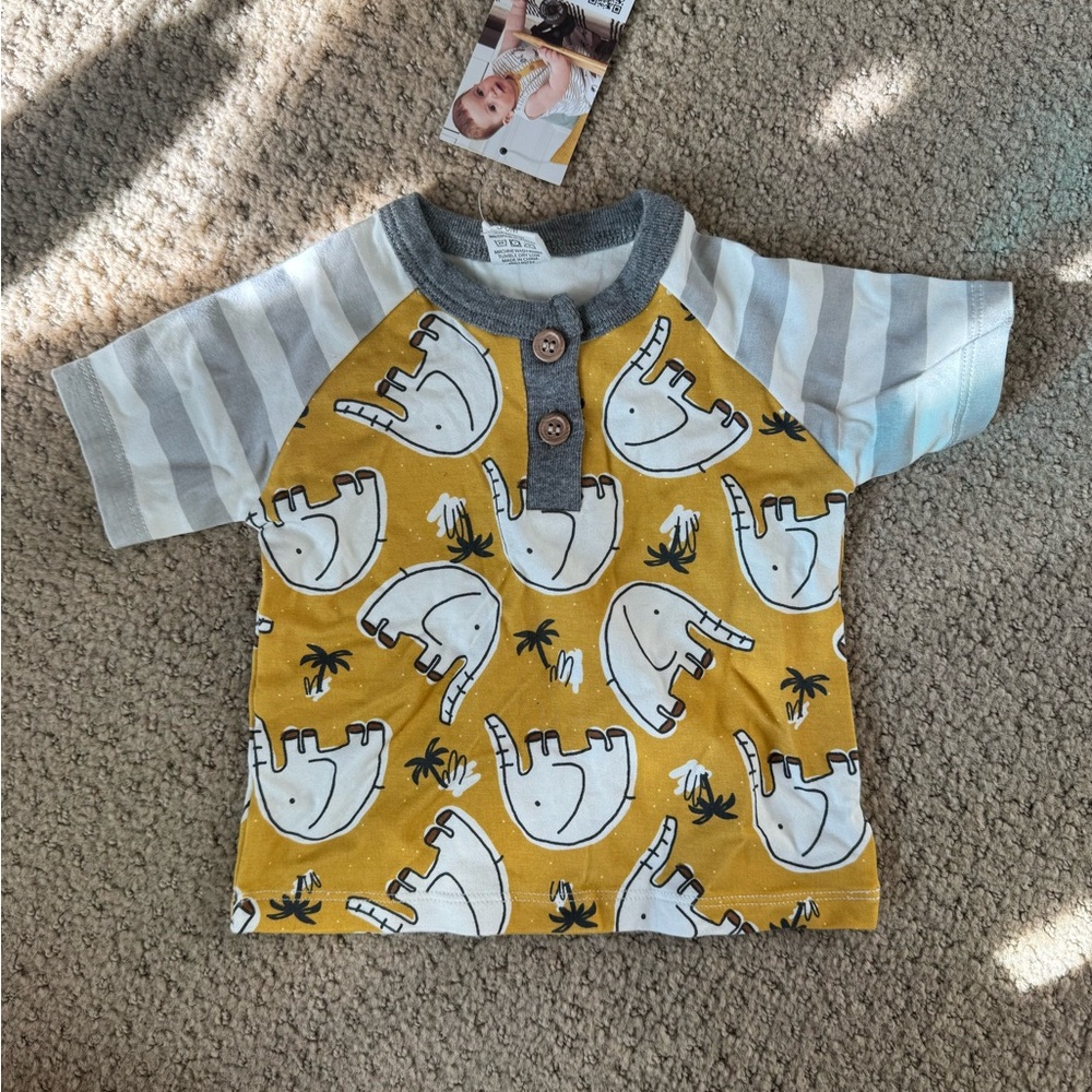 Cute Elephant Baby Shirt